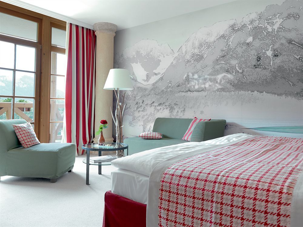 基茨比厄尔玫瑰酒店 外观 照片 A room at the Hotel Schatzalp